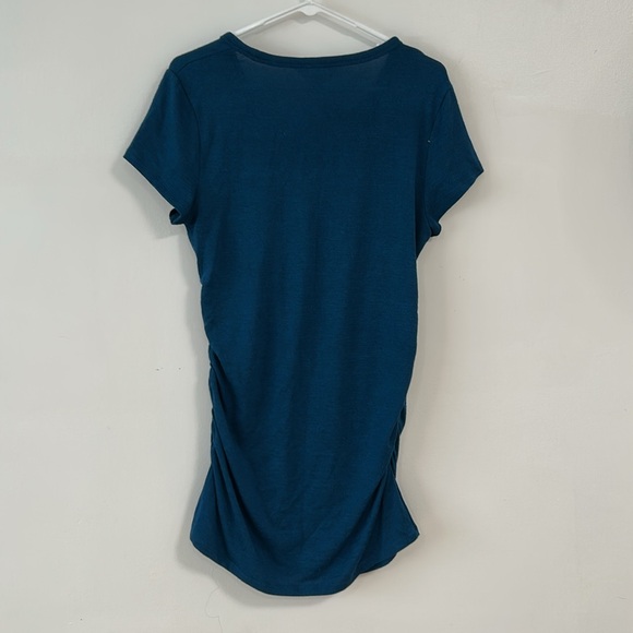 Market&Spruce Maternity Forest Green long sleeve & Blue short sleeve Top Size M - Picture 7 of 11